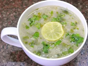 LIme Corrianader Soup