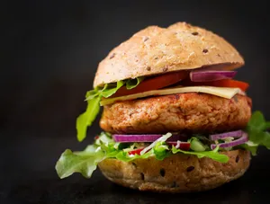 Tandoori Paneer Tikki Burger