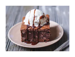 Brownie with Ice cream