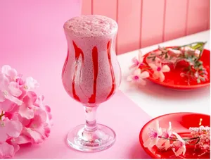 Strawberry Bubble  Shake
