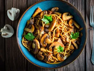 Mushroom Noodles