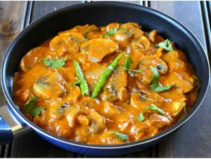 Mashroom butter masala