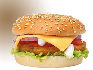 Veg Cheese Paneer Tikka Burger