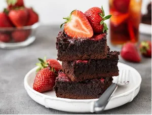 Strawberry Browni Sizzeler