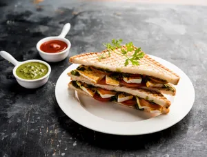 Spicy Paneer Cheese Grilled Sandwich