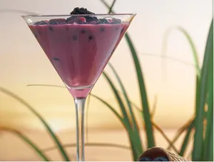 Blue Berry Lychee Mocktail