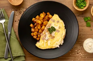 HAM AND CHEESE OMELETTE