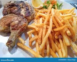 Half Grilled Chicken