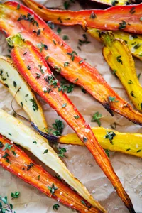 Roasted Heirloom Carrots