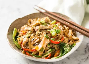 Chicken Fried Pulled Noodle