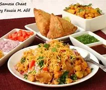 Aloo Samosa Chaat