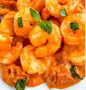 Shrimp Vodka Sauce Dinner