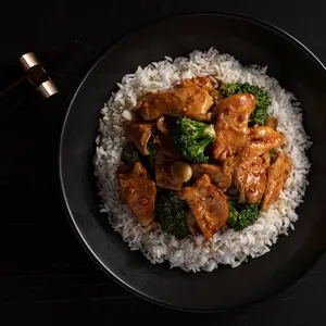 GF Ginger Chicken with Broccoli Bowl