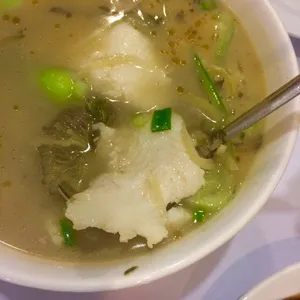 Fish Filet and Sour Cabbage Soup