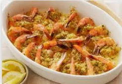 Lava Baked Shrimp