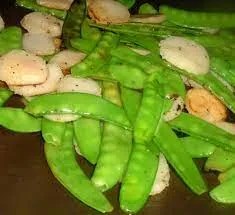 Sauteed Snow Peas And Water Chestnuts