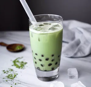 Green Honeydew Bubble Tea