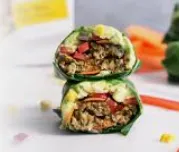 Veggie Burger Burrito