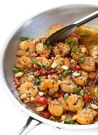 Kung-Pao Baby Shrimp