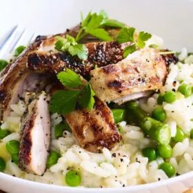 Risotto Pollo Primavera