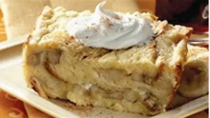 White Chocolate Bread Pudding