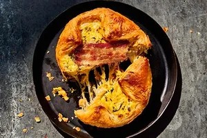 Spinach & Bacon Souffle
