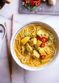 Chicken Curry With Noodle Soup