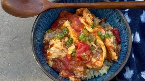 Pan Fried Eggs With Tomato In Supreme Broth (For 2)