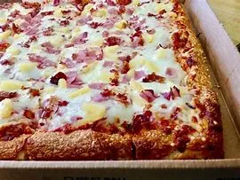 Sicilian Hawaiian Pizza