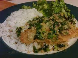 Sauteed Flounder Fillets In Two Tastes Ginger Scallion/ Salt Pepper