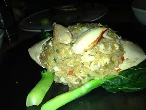 Sauteed Dungeness Crab With Sticky Rice