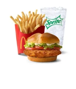 Deluxe Crispy Chicken Sandwich Combo Meal