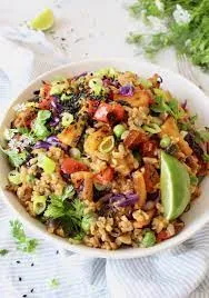 Vegan Pineapple Fried Rice With Vegetable