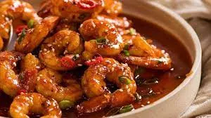 Prawn With Chili Sauce Entree