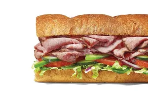 Roast Beef Footlong Regular Sub