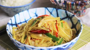 Shredded Potatoes With Vinaigrette