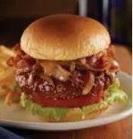 Hickory BBQ Bacon Cheddar Burger