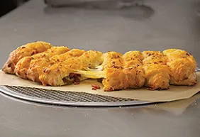 Stuffed Cheesy Bread with Bacon & Jalapeno