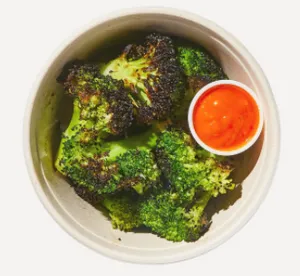 Charred Broccoli with Lemon and Sriracha