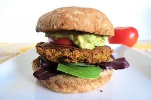 Buffalo Black Bean Burger