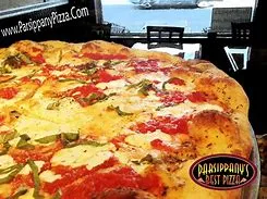 Personal Eggplant Rollatini Pizza