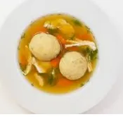 Chicken Matzo Ball Soup.