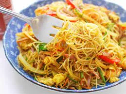 Sauteed Thin Rice Noodle with Eggplant