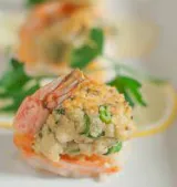 Shrimp Stuffed with Crab Meat