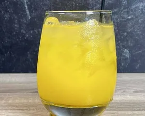 Mango, Coconut Water, And Ginger Juice