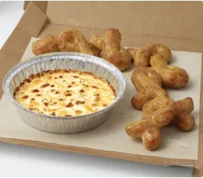 Five Cheese Dip & Bread Twists