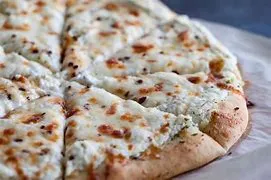 White Pie with Half Topping
