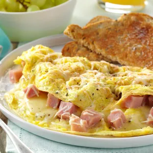Egg With Cheese & Ham Breakfast