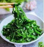 Pea Leaves With Garlic