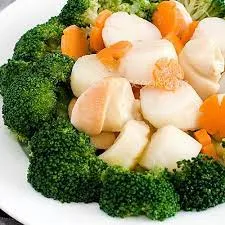 Scallop With Broccoli Entree